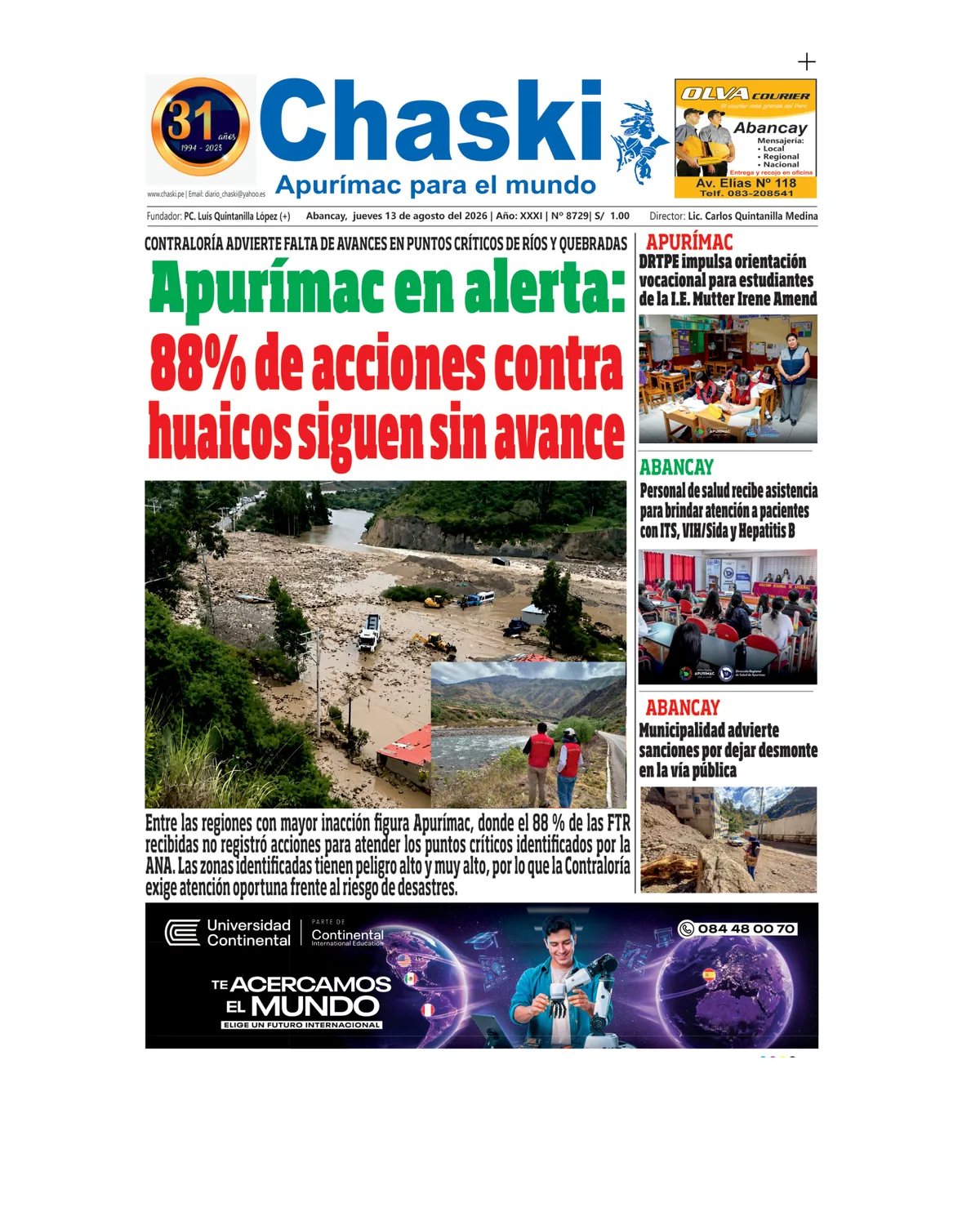 Página 1 - Diario Chaski