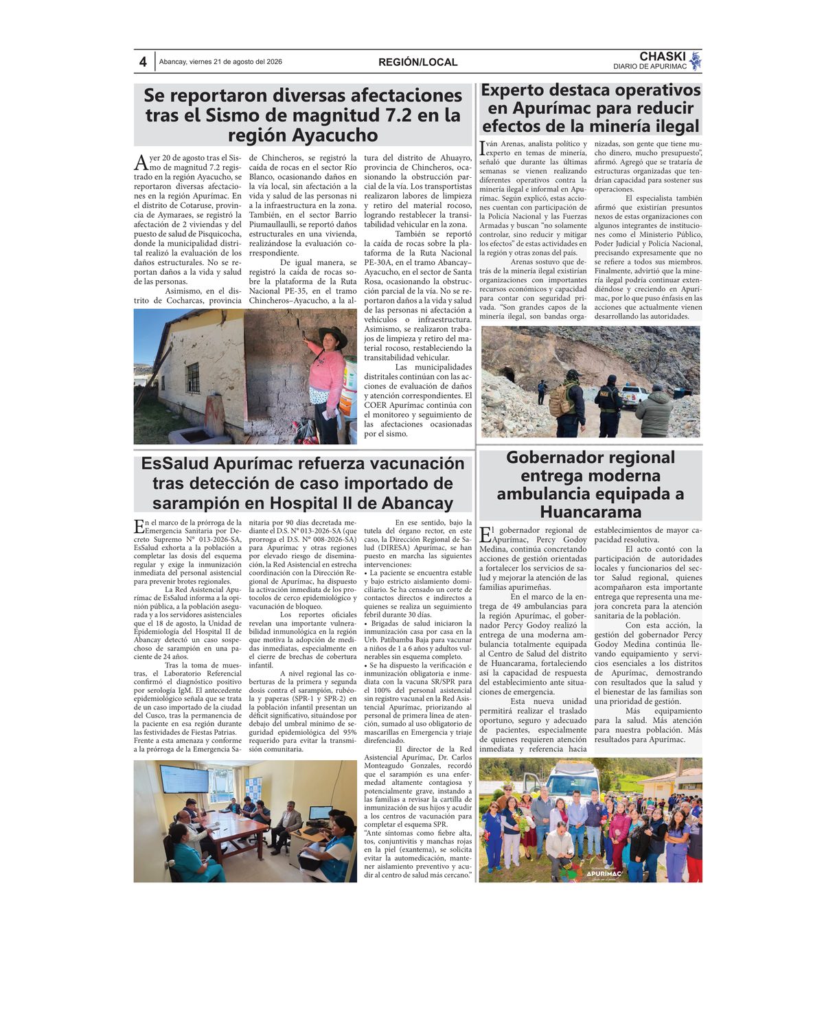Página 4 - Diario Chaski