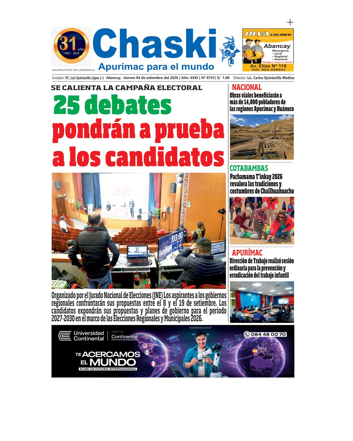 Página 1 - Diario Chaski