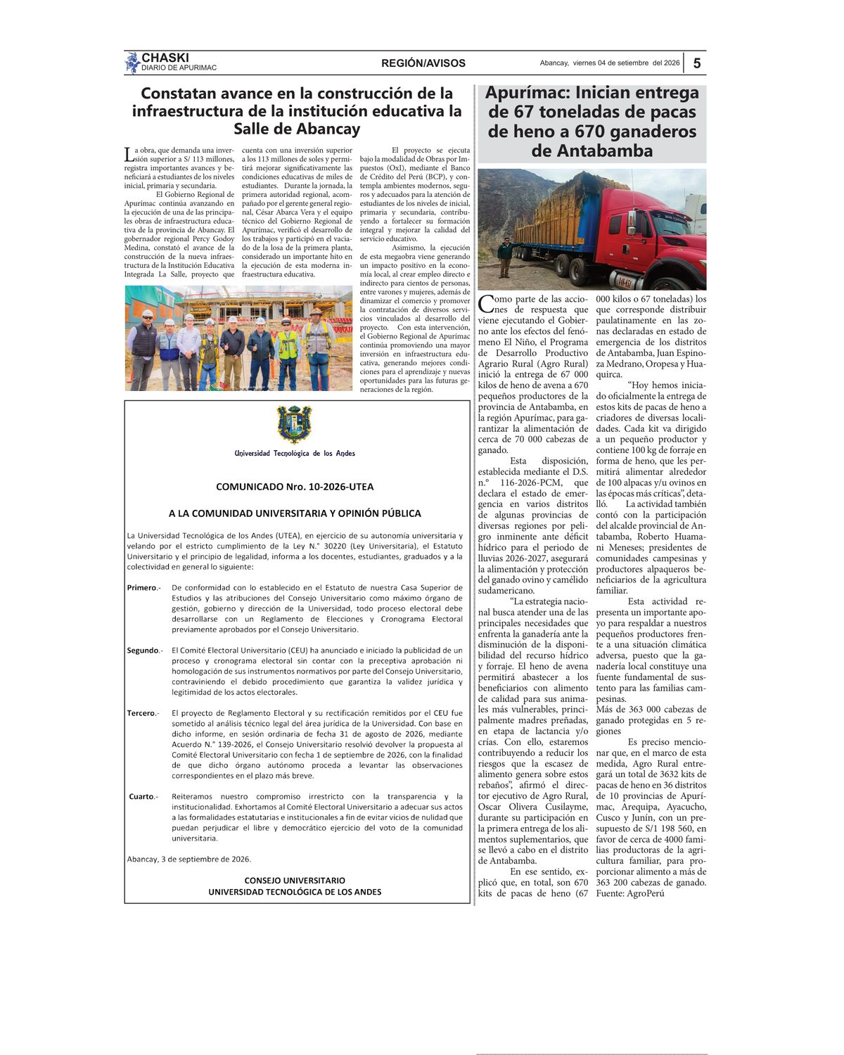Página 5 - Diario Chaski