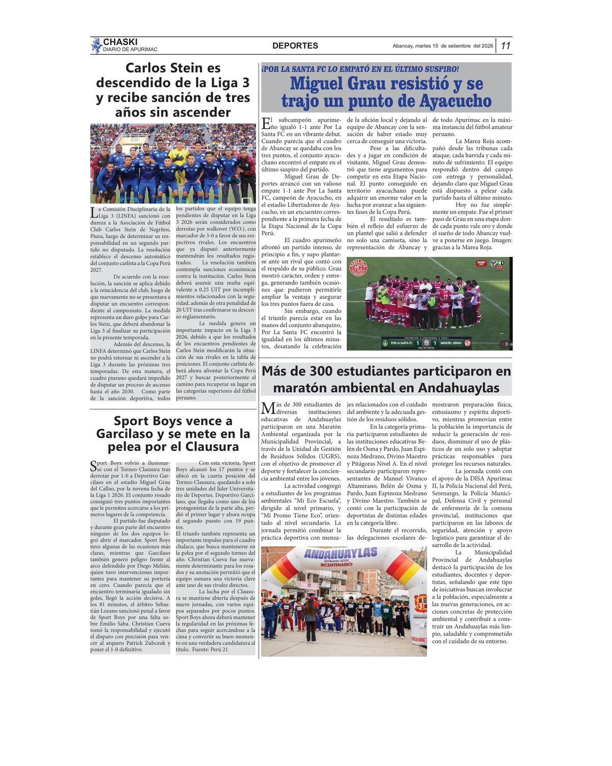 Página 11 - Diario Chaski