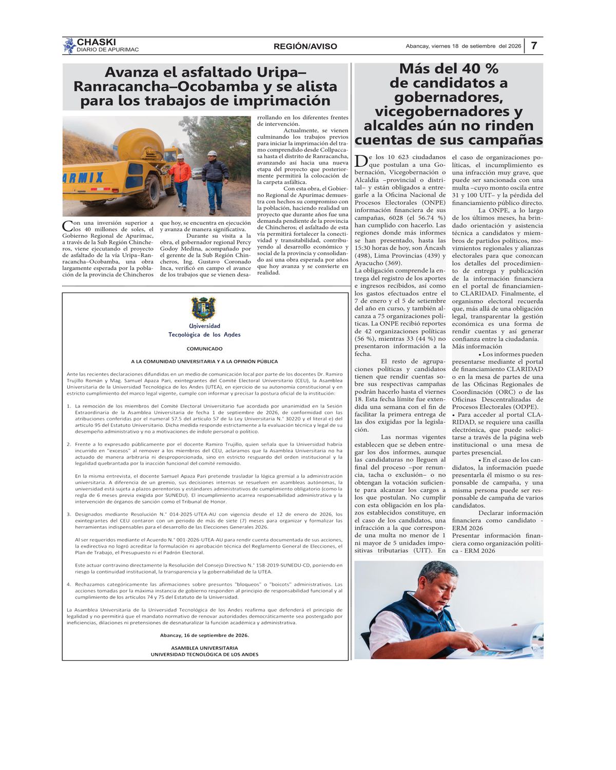 Página 7 - Diario Chaski