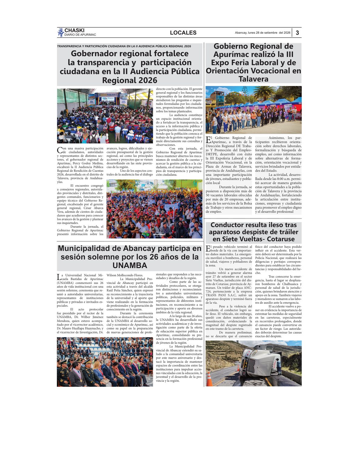 Página 3 - Diario Chaski