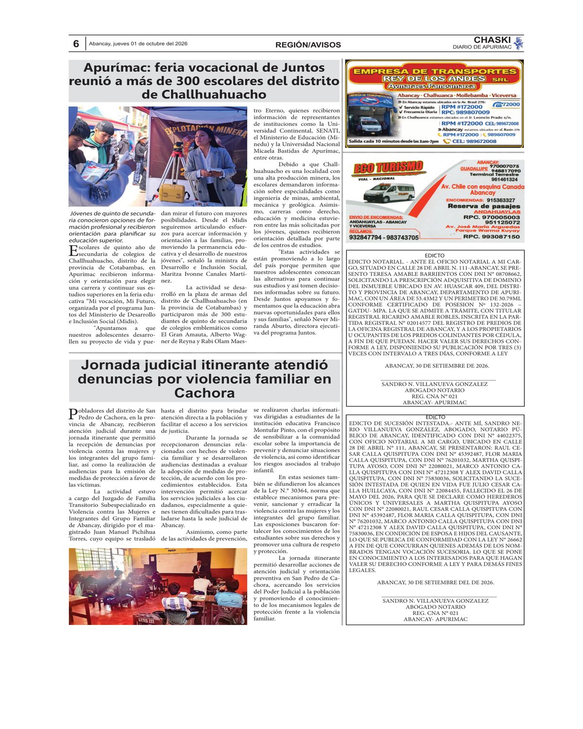 Página 6 - Diario Chaski