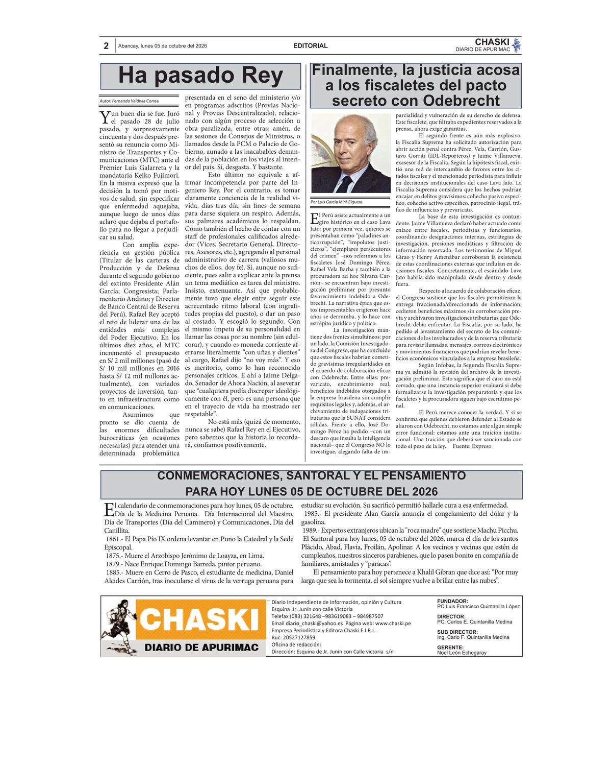 Página 2 - Diario Chaski