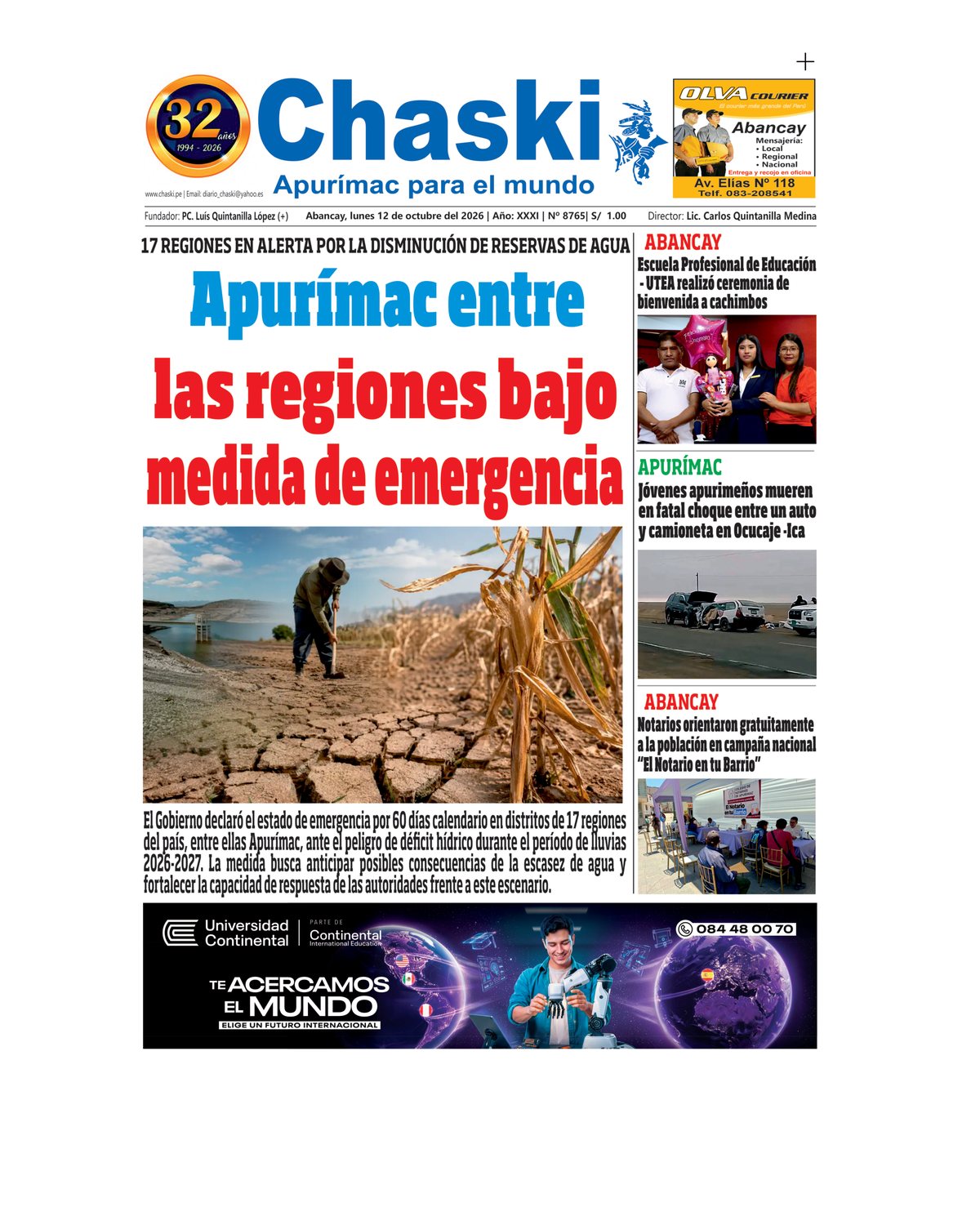 Página 1 - Diario Chaski