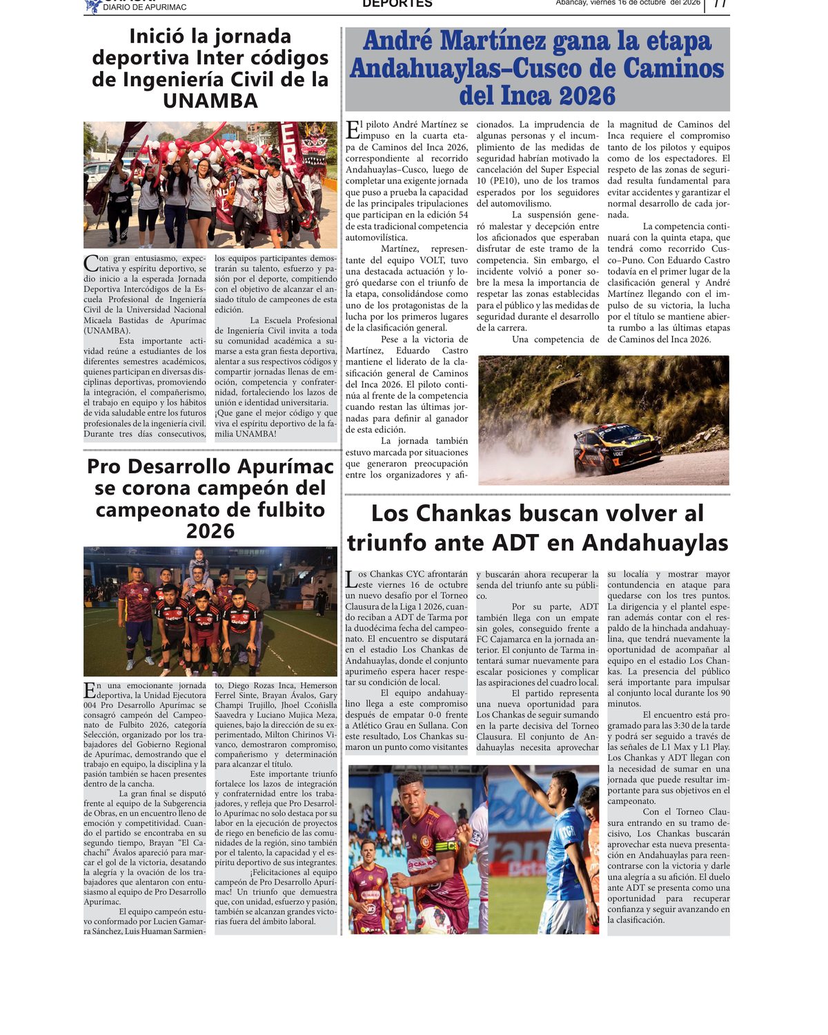 Página 11 - Diario Chaski