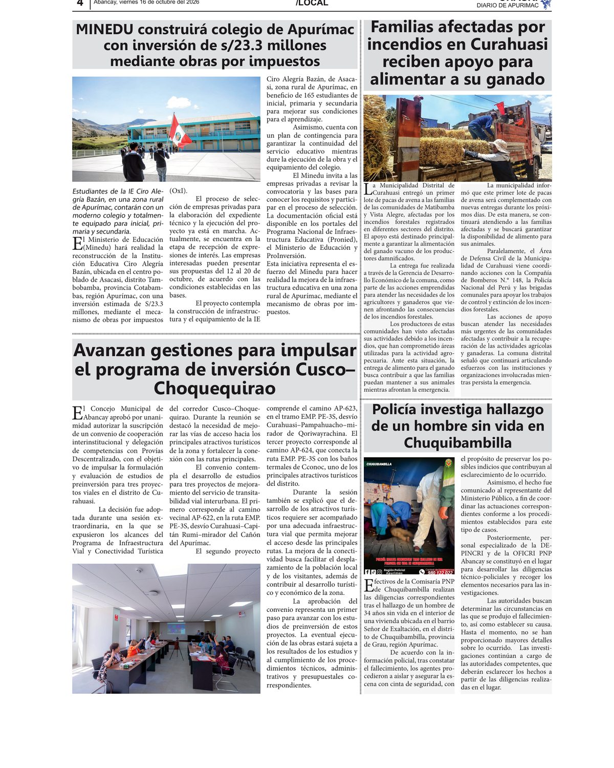 Página 4 - Diario Chaski