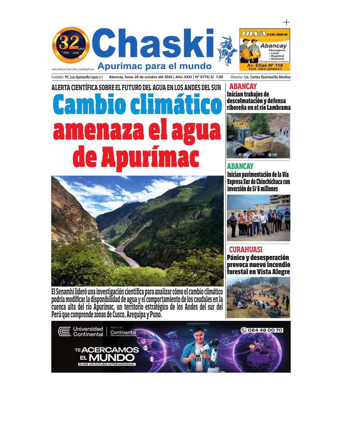 Página 1 - Diario Chaski