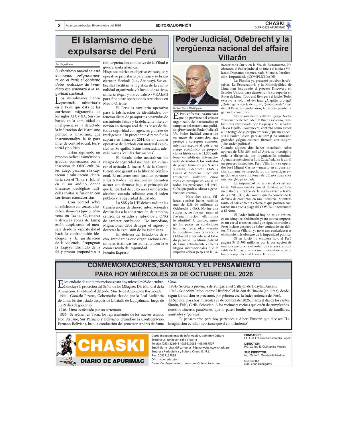 Página 2 - Diario Chaski