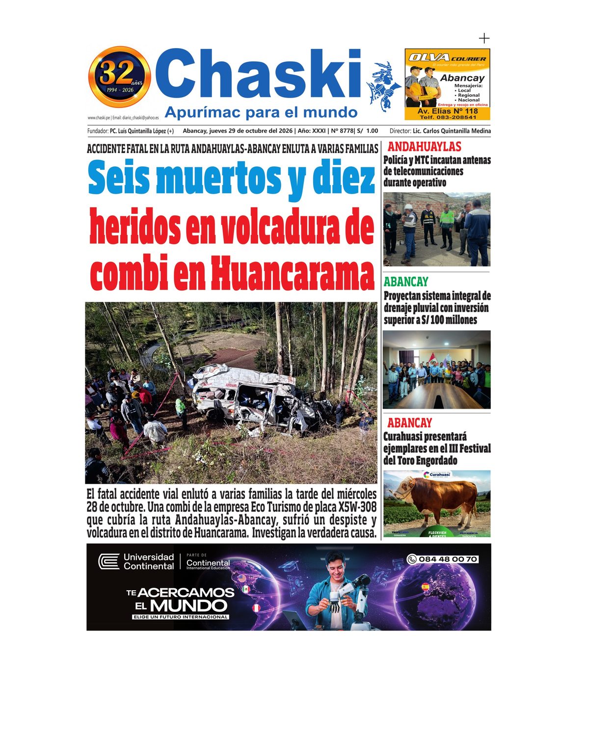 Página 1 - Diario Chaski