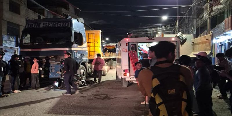 Motociclista resulta herido tras choque con tráiler en Bellavista, Abancay