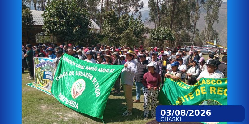 Comisión de Usuarios del Canal Mariño inicia reorganización y anuncia acciones para recuperar su patrimonio