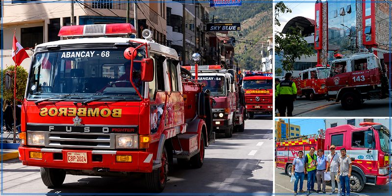 Bomberos de Abancay y Tamburco sin autobombas operativas, es una alerta que no puede esperar