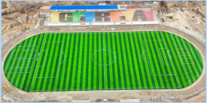 Construcción del nuevo estadio de Tambulla - Cotabambas registra más del 80 % de avance