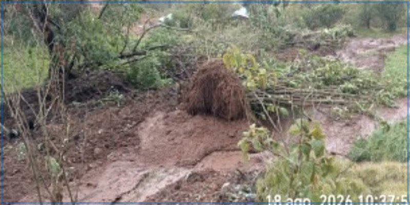 Deslizamiento afecta cultivos y actividad agropecuaria en Ocobamba