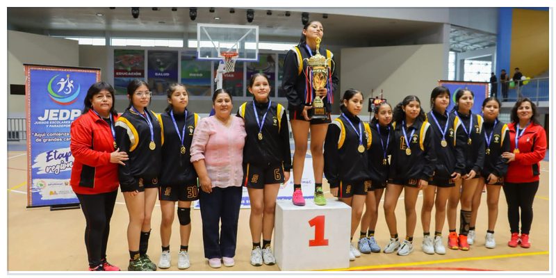 Santa Rosa se llevó nuevamente el oro en básquet femenino escolar regional