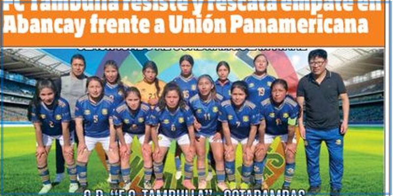 Tambulla resiste en Abancay y  se juega su pase en C