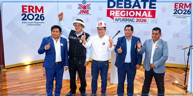 JNE realizó con éxito el debate electoral entre candidatos al Gobierno Regional de Apurímac