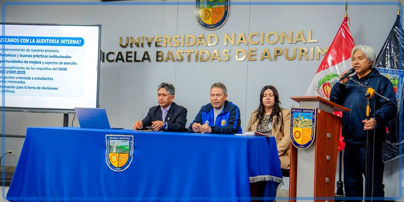 UNAMBA inicia auditoría interna para fortalecer su Sistema de Gestión Educativa bajo la Norma ISO 21001:2025