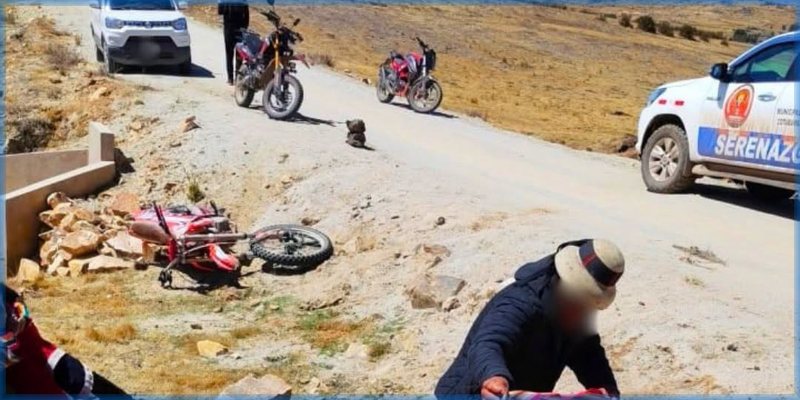 Joven de 19 años muere tras despiste de motocicleta en Tambobamba