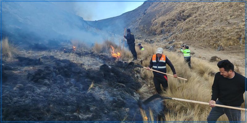 ¡Seis días en llamas! Incendio forestal devora y avanza sin control en Coyllurqui
