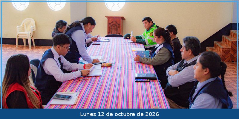 Alcaldesa lideró la cuarta sesión del COPROSEC para fortalecer la seguridad ciudadana en Chincheros