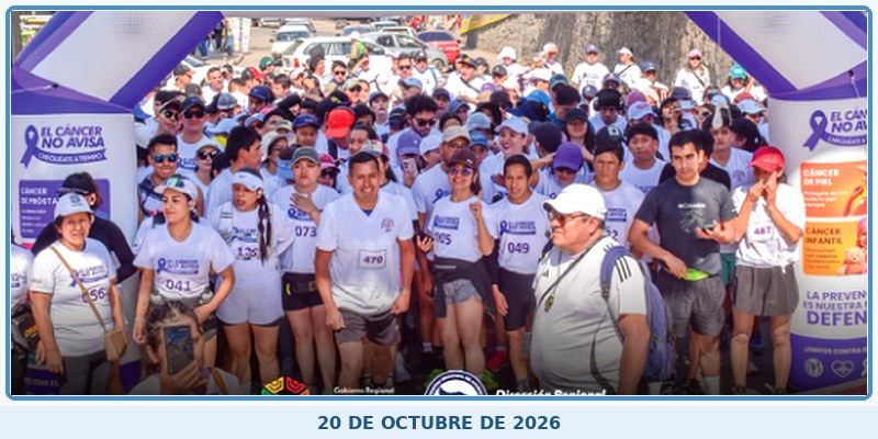 Abancay reunió a más de 400 participantes en carrera 5K contra el cáncer