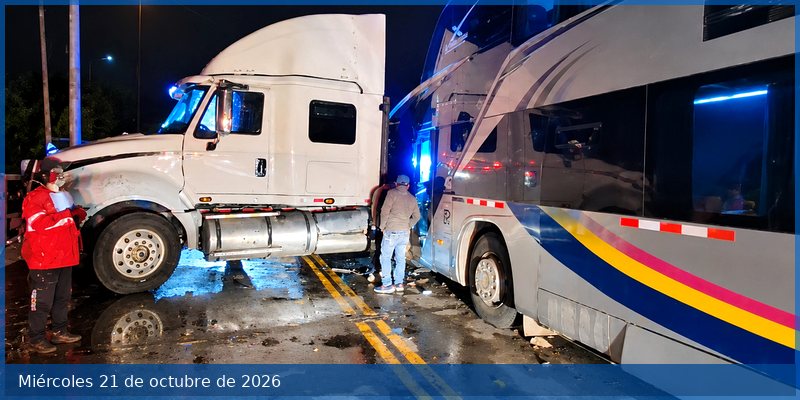 Choque entre bus y tráiler deja ocho heridos en la vía AbancayChalhuanca