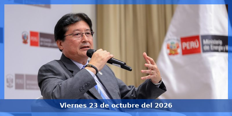 Ministro Guillermo Shinno: Proyecto de gas natural para 7 regiones, sí se va a realizar