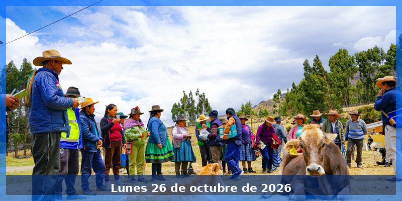 Fortalecen la actividad ganadera con asistencia técnica a productores de Antabamba