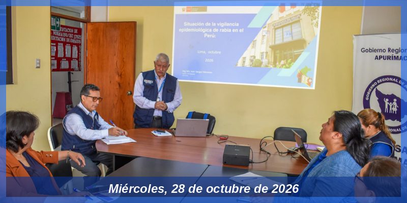 Ministerio de Salud y DIRESA Apurímac impulsan acciones para la lucha contra la rabia