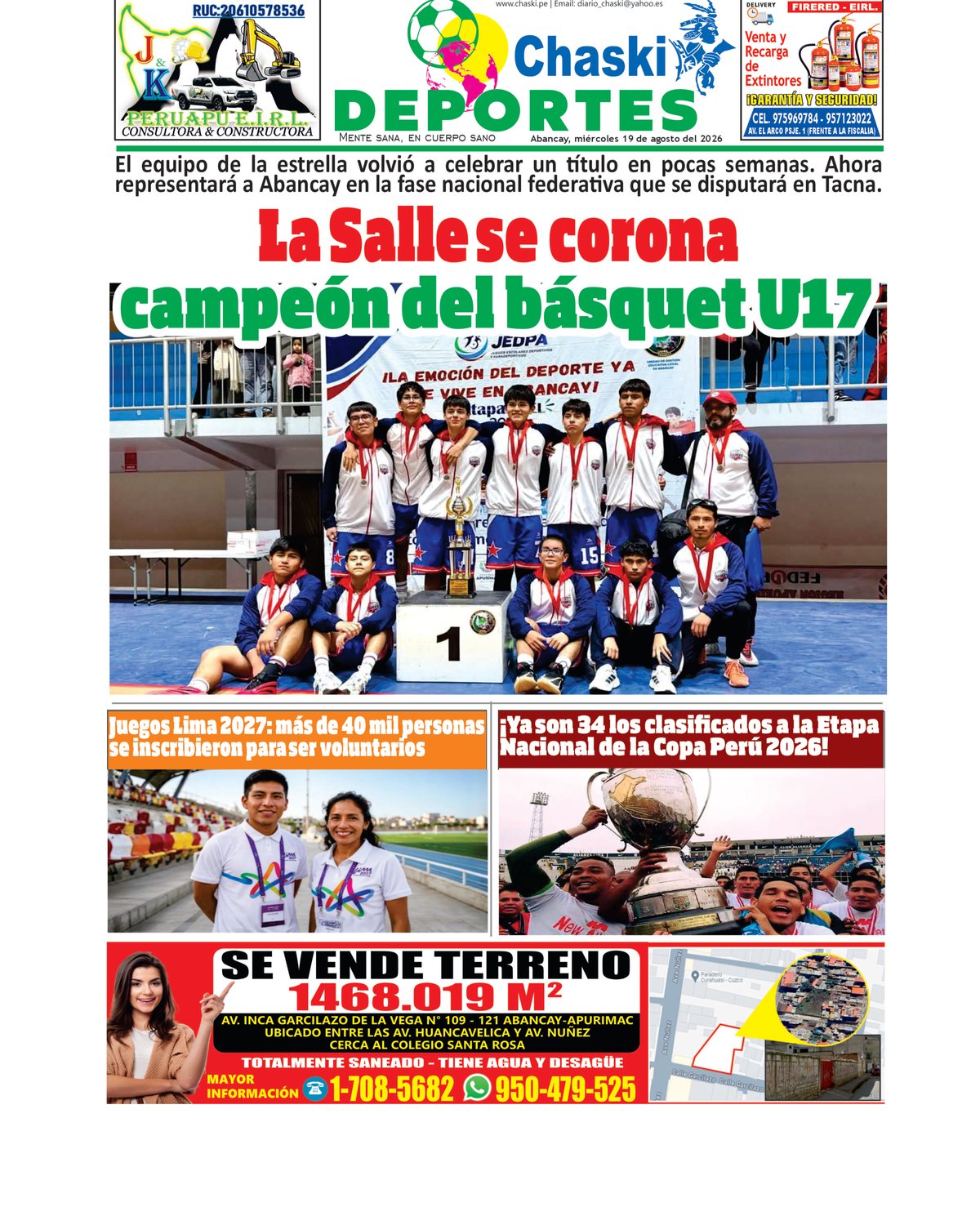 Edición Impresa - Deporte