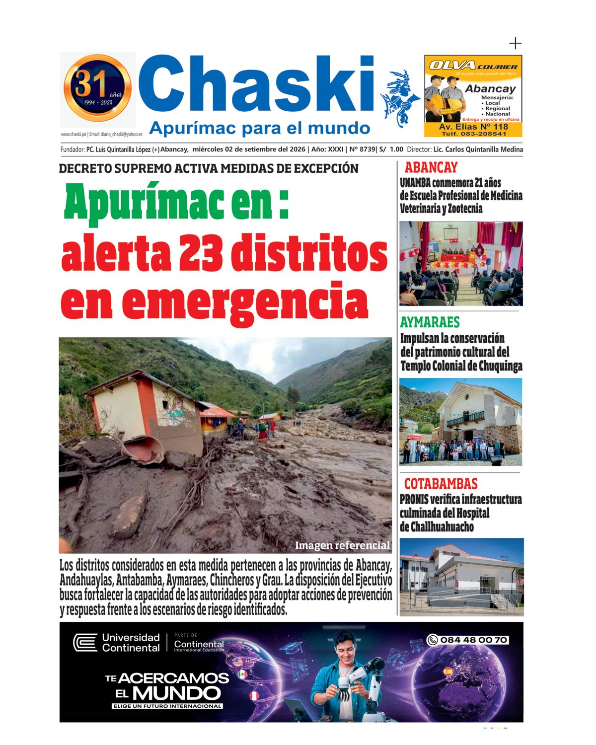 Edición Impresa - Portada