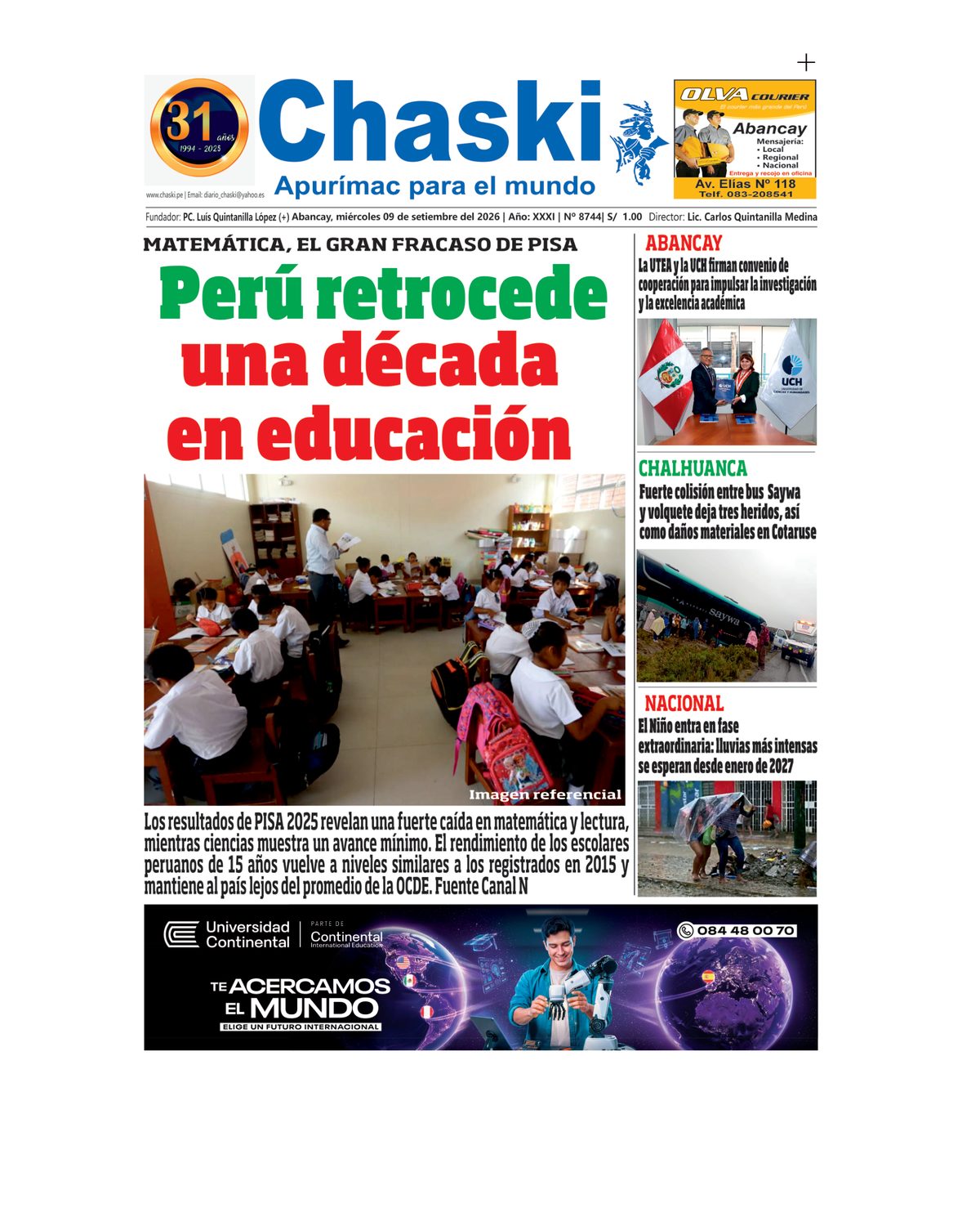 Edición Impresa - Portada