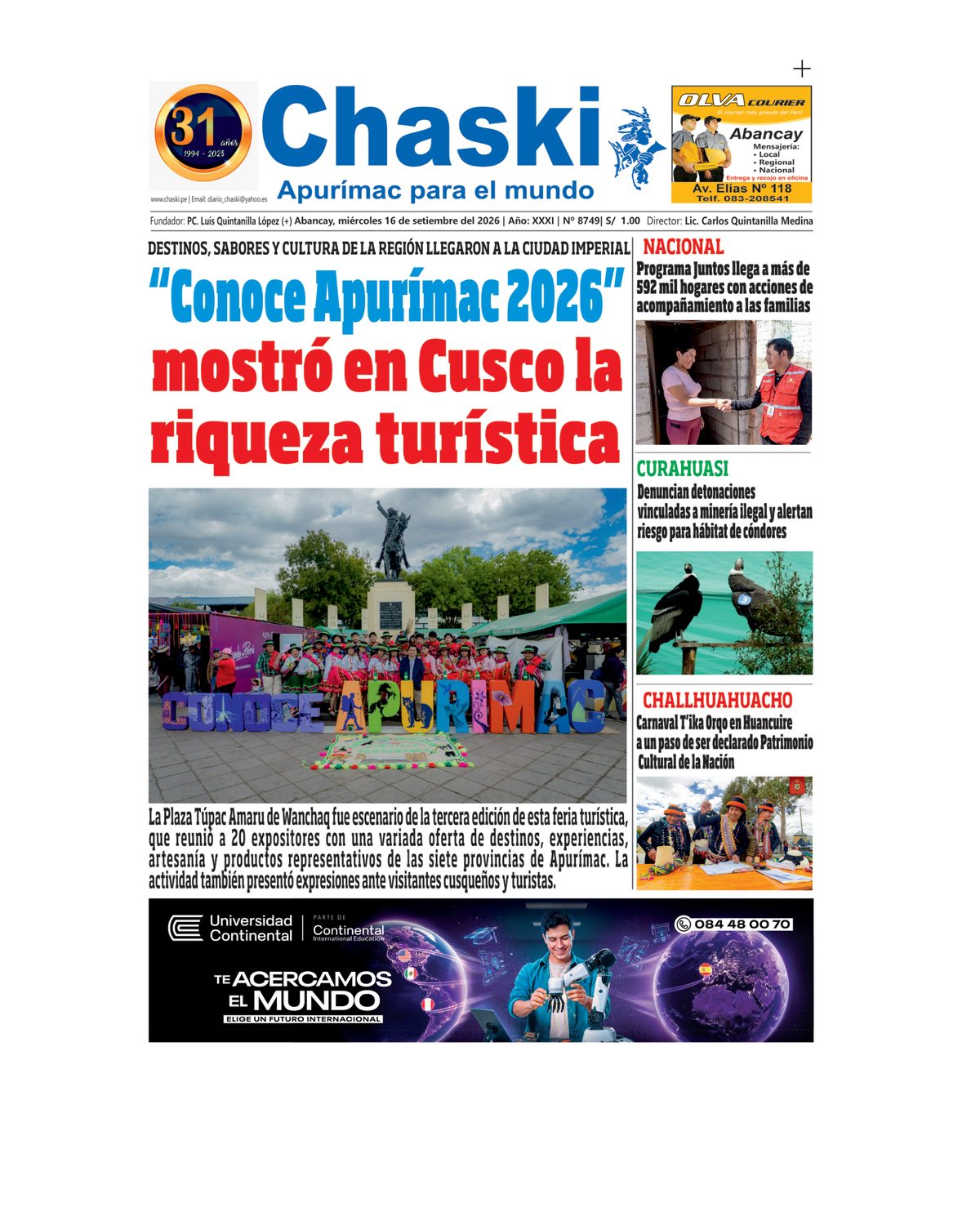 Edición Impresa - Portada