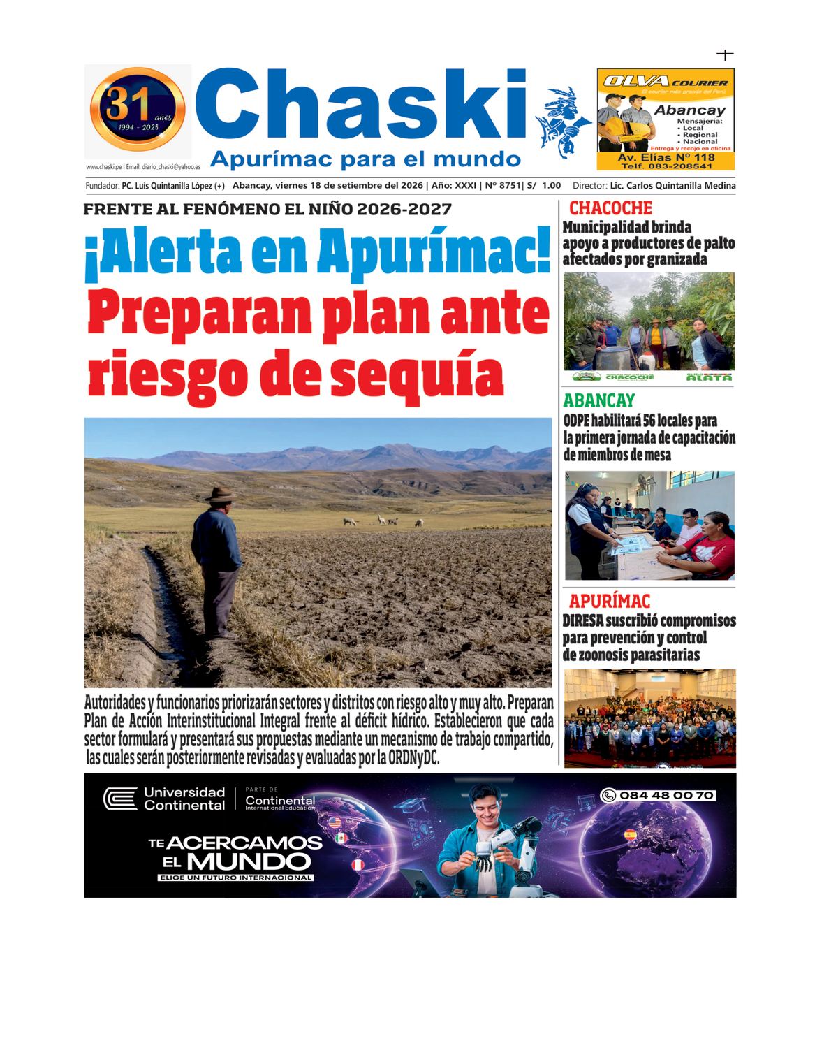 Edición Impresa - Portada