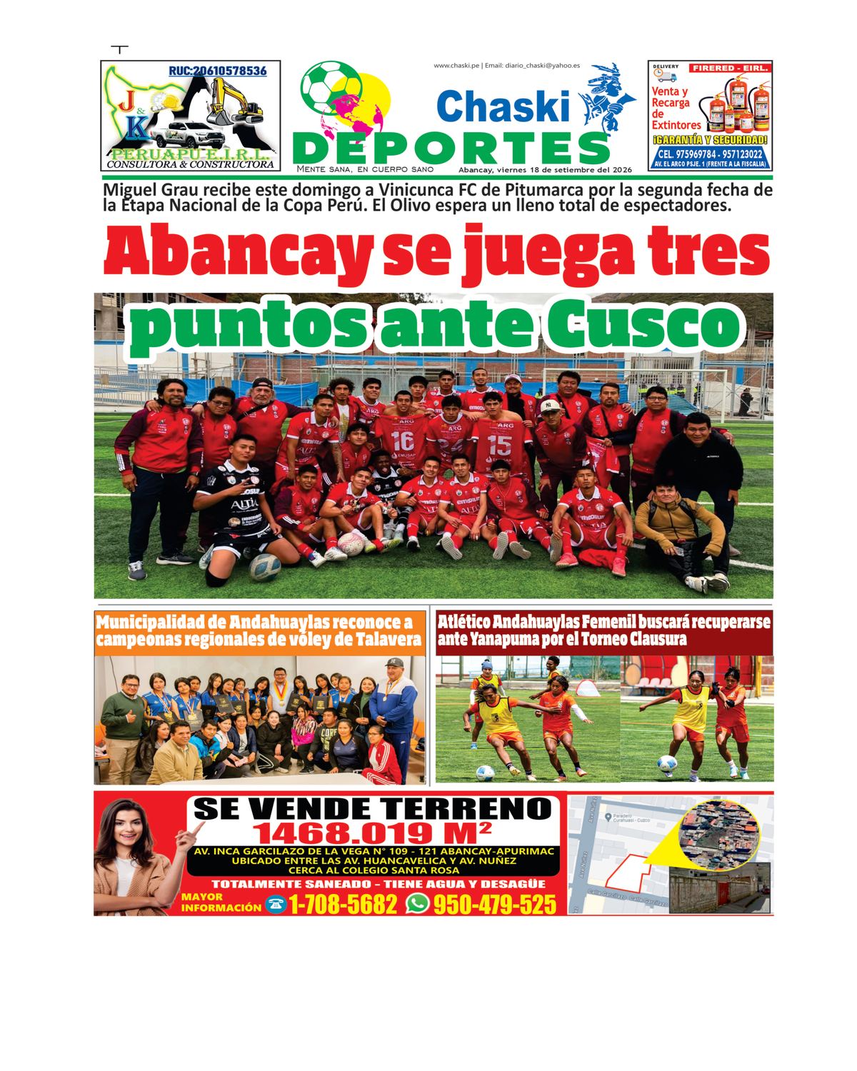 Edición Impresa - Deporte