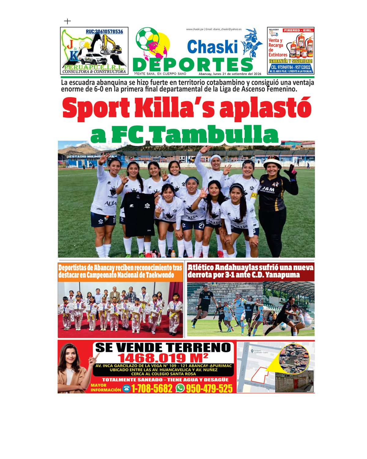 Edición Impresa - Deporte