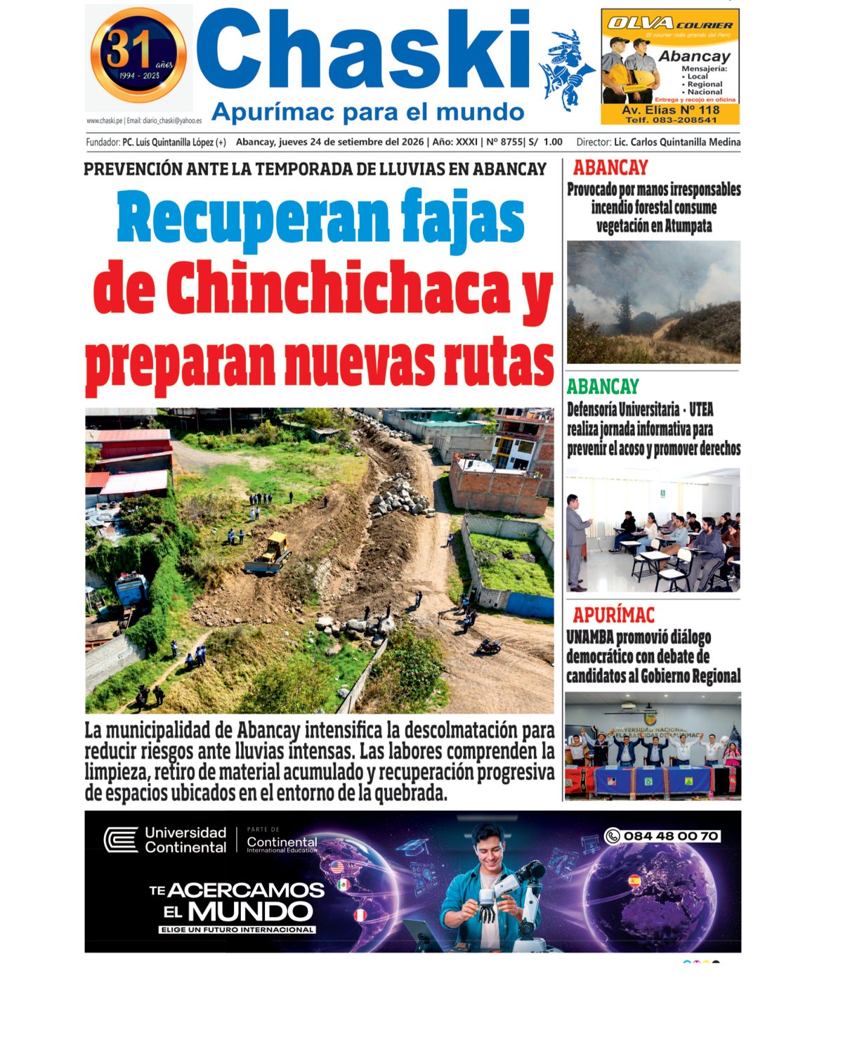 Edición Impresa - Portada