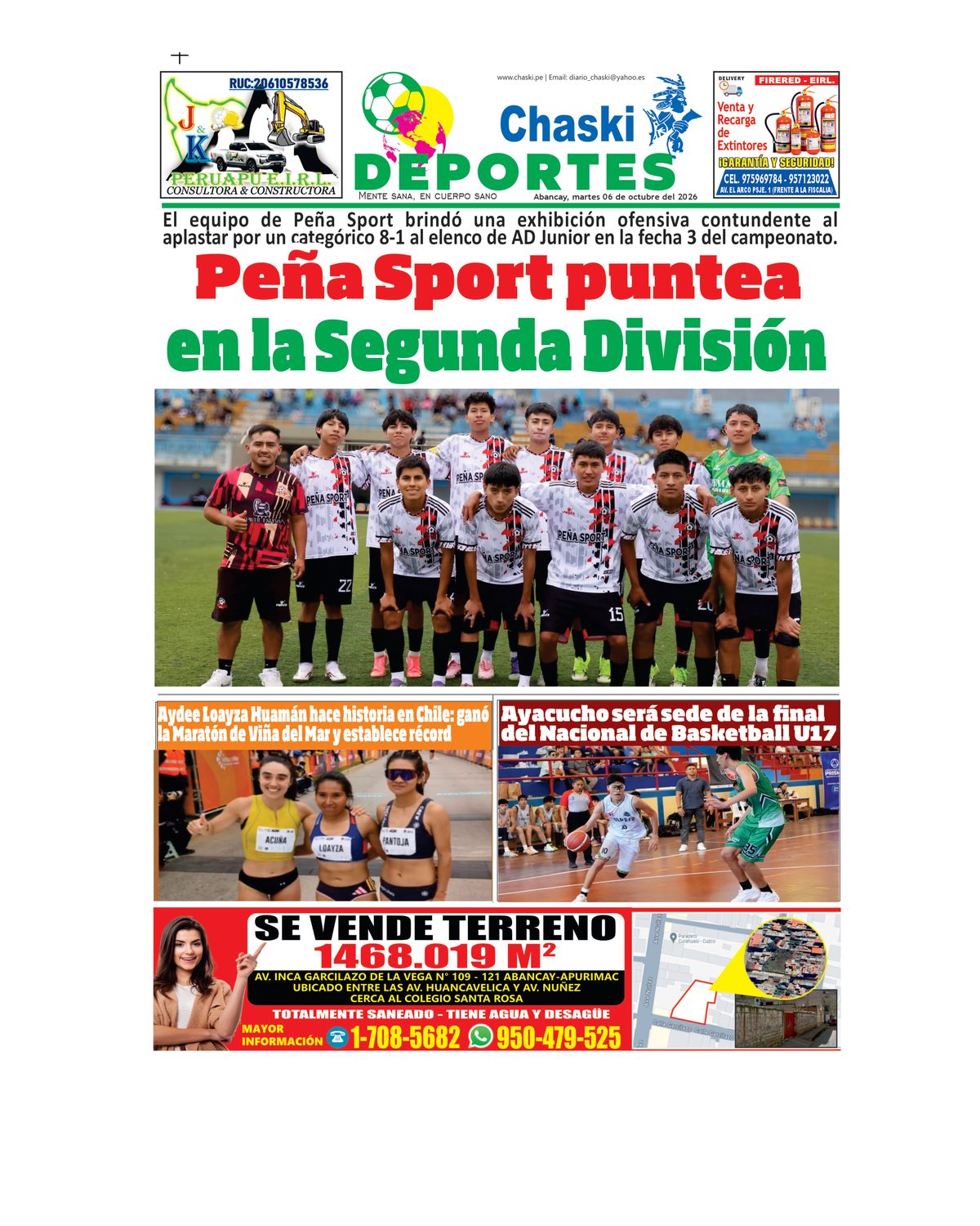Edición Impresa - Deporte