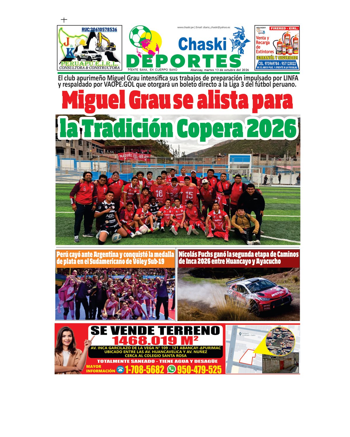Edición Impresa - Deporte