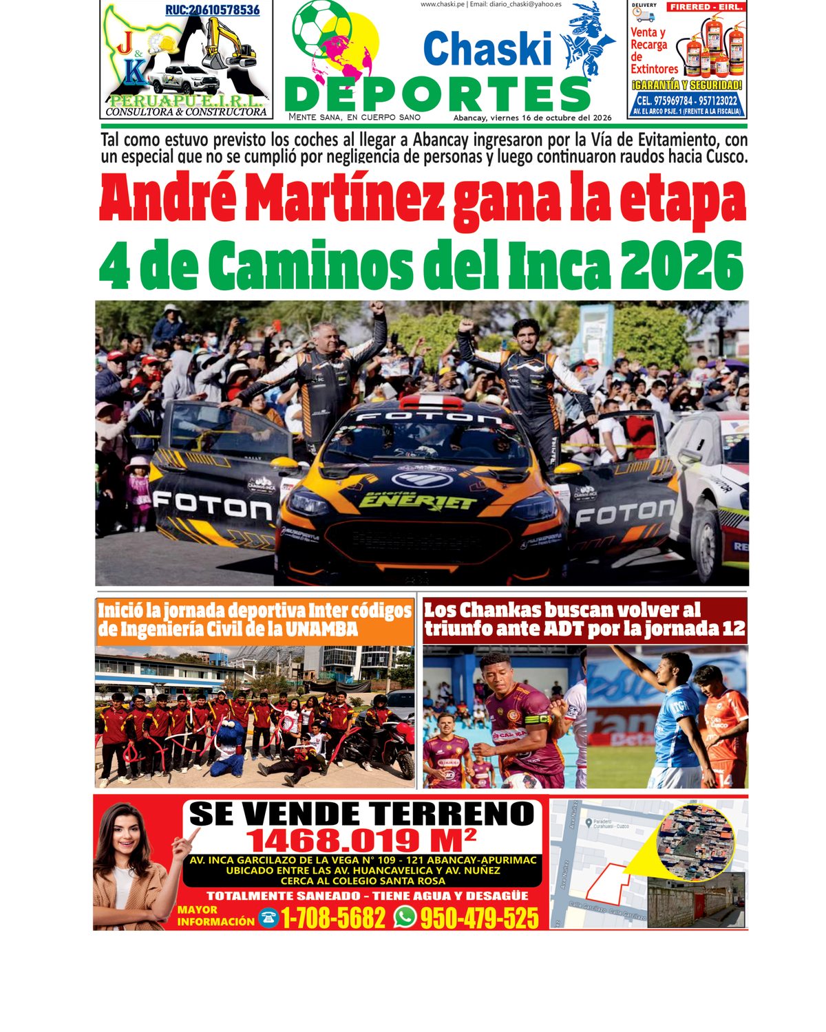 Edición Impresa - Deporte