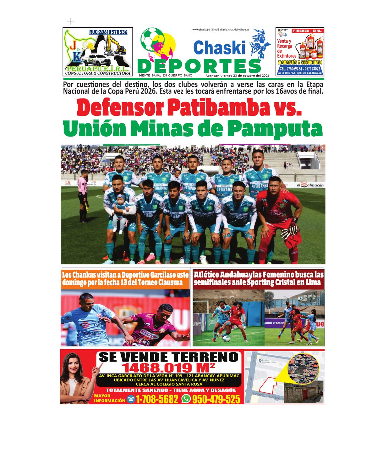 Edición Impresa - Deporte